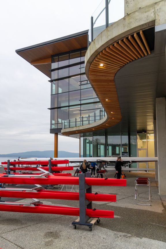 State-of-the-art boathouse on Brentwood's oceanfront campus