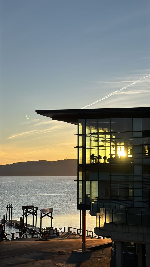 Beautiful sunrise on Vancouver Island