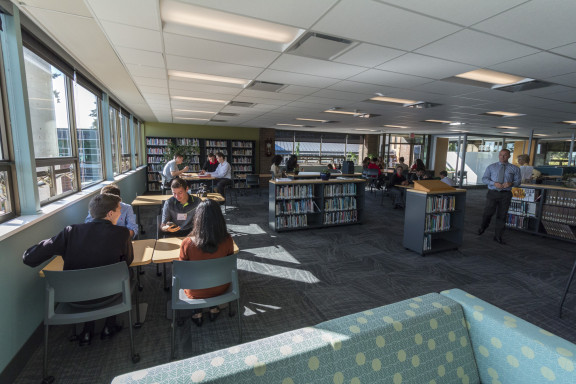 The library in the learning commons