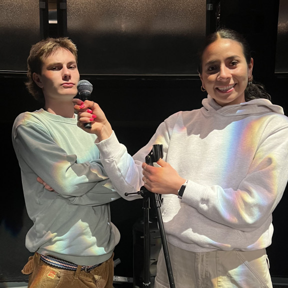 Preparations for the Cap Toss Brentwood College School