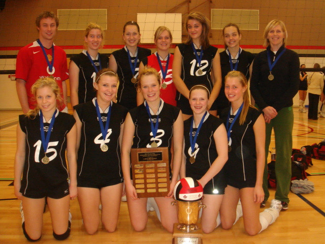 Senior Girls Volleyball win gold at ISA championships