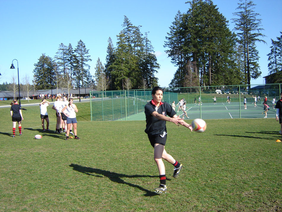 Senior Girls Rugby: success at the local McGeachie tournament.