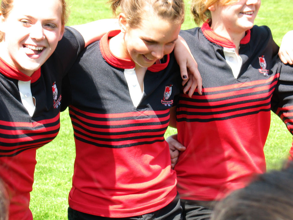 Senior Girls Rugby: second on the Island by a whisker!