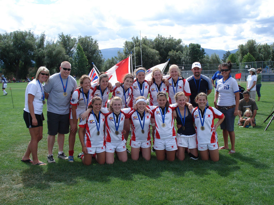 Rugby girls win medals this summer