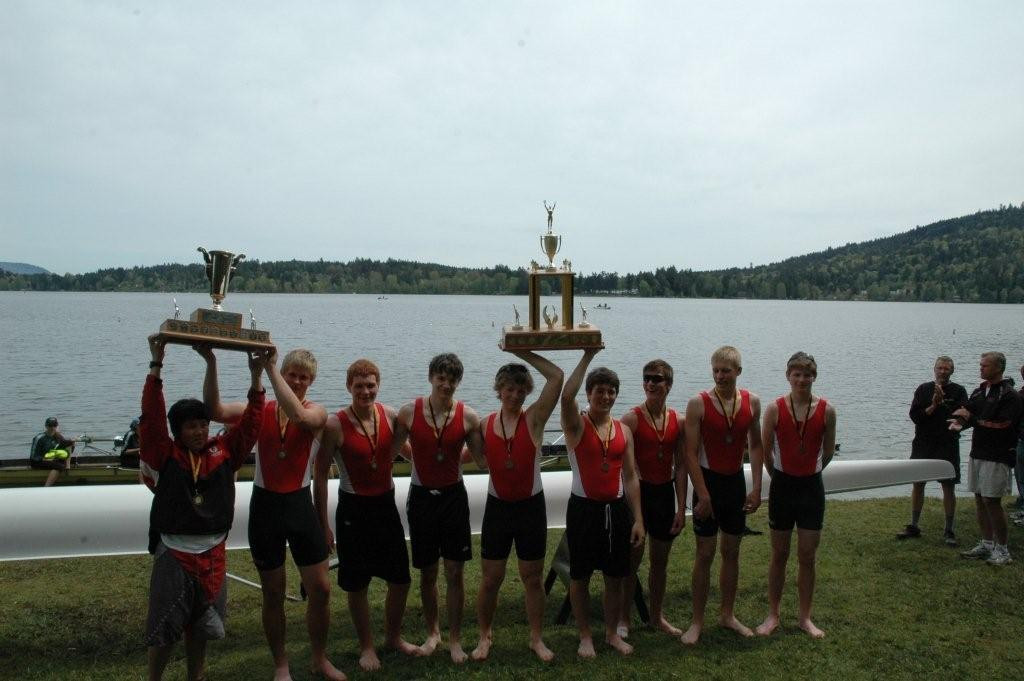 Junior Boys Shine at the Shawnigan Regatta