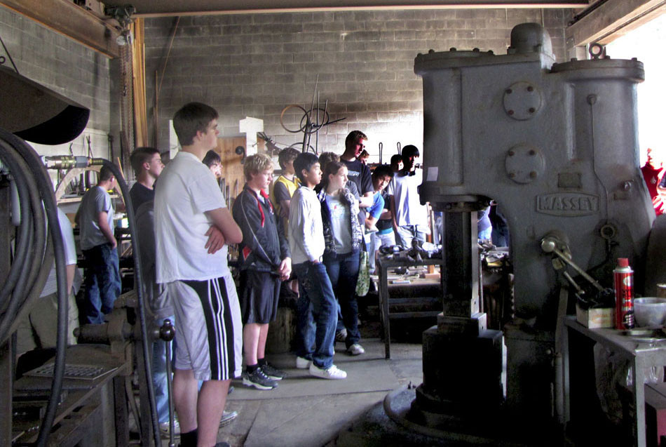 Palmer Iron Works Sculpture Field trip