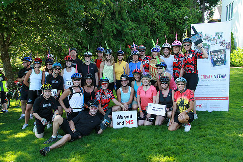 Rona MS Bike Tour Raises $390,000