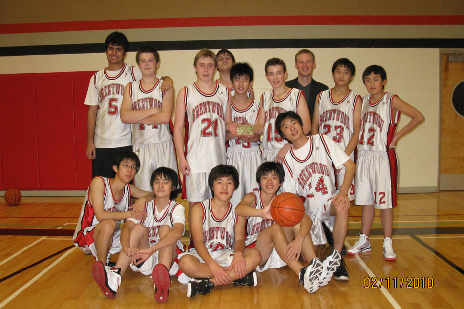 Junior B boys basketball – Mid Island League Champions