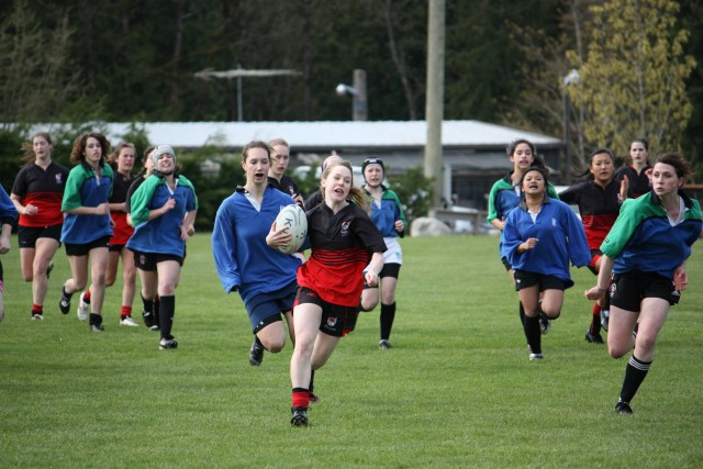 Girls’ Rugby win over Reynolds