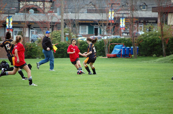 Senior Girls Soccer take the Cross Town Rivals