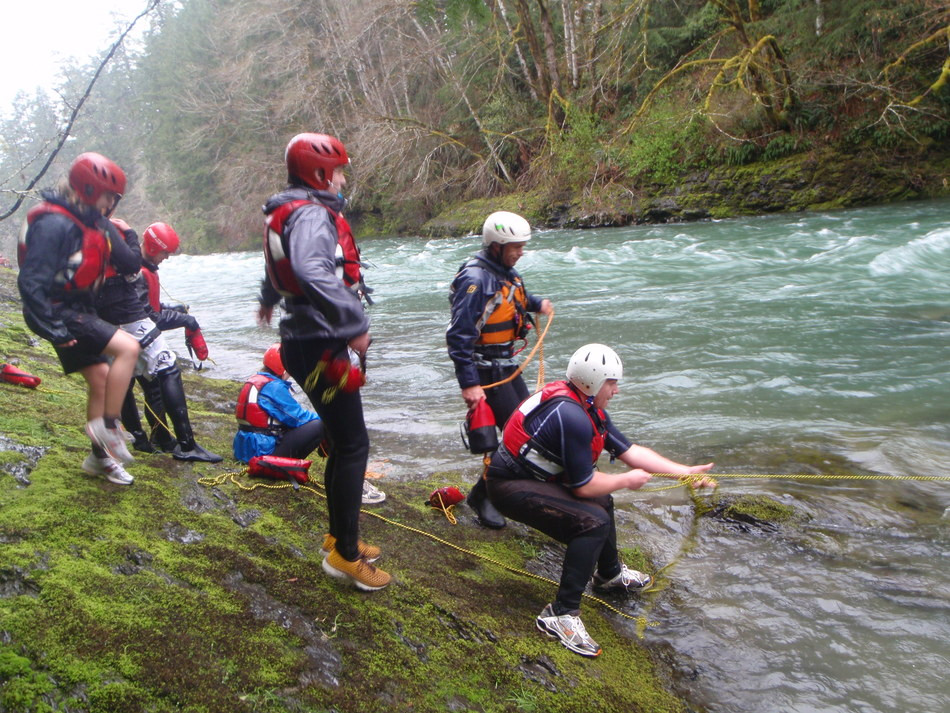 Outdoor Pursuits Class Hosts Whitewater Kayak Race