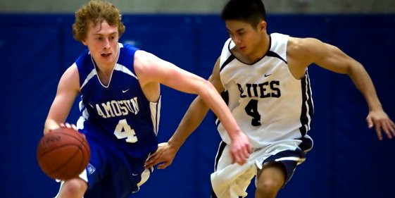 Former Brentwood Stars Face Off in BC College Hoops Double Header