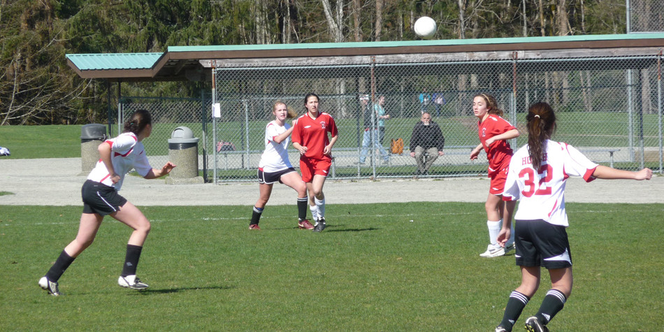 Senior Soccer Splits Tournament Play