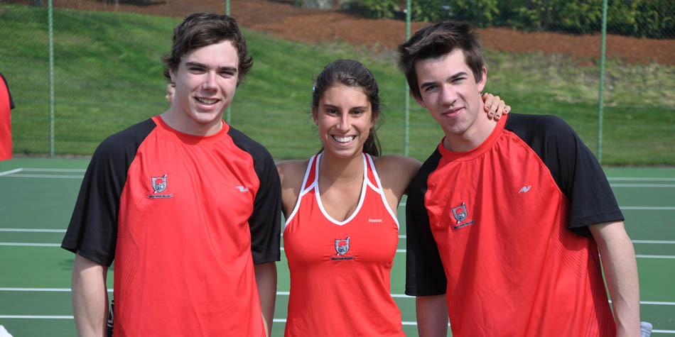 Hail halts Tennis Game Against Rivals