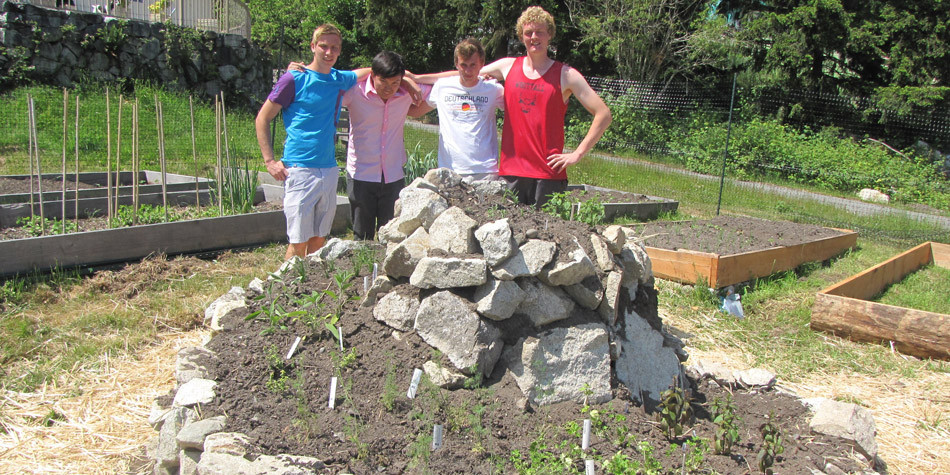 Environmental Art Spirals to the Peak