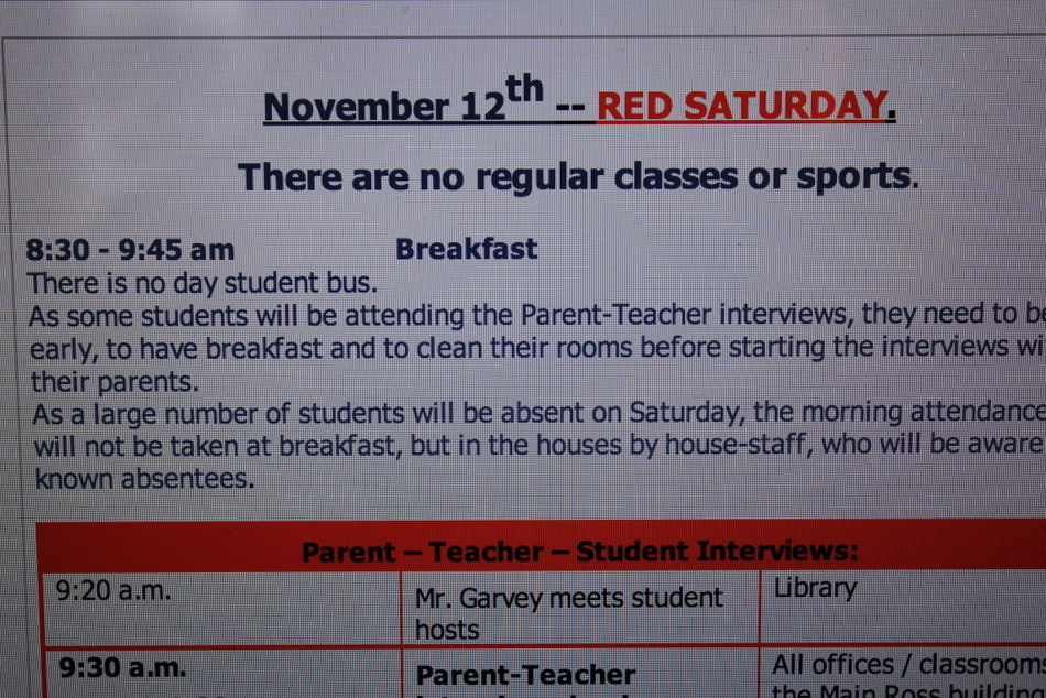 Red Saturdays!