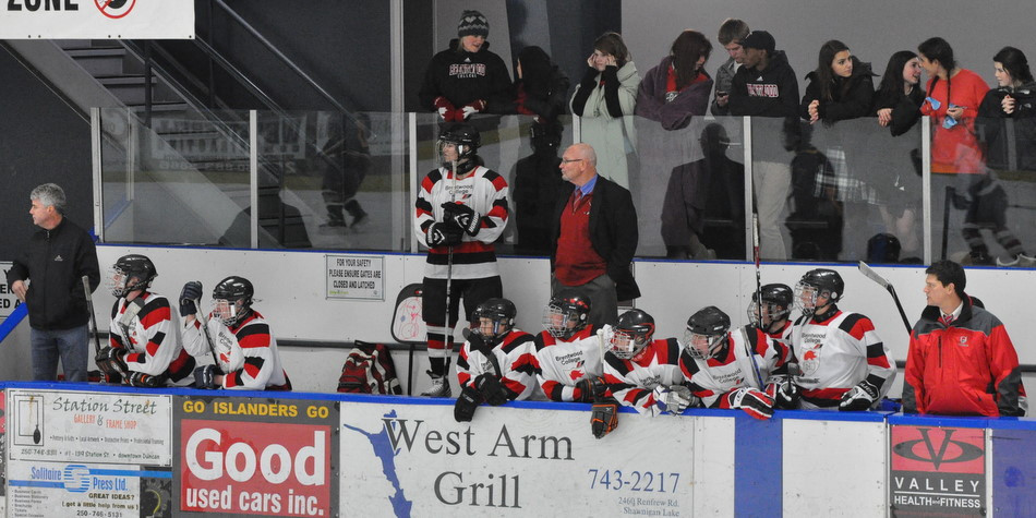 Senior Hockey Defeats Cowichan Secondary: Development Trumps SLS