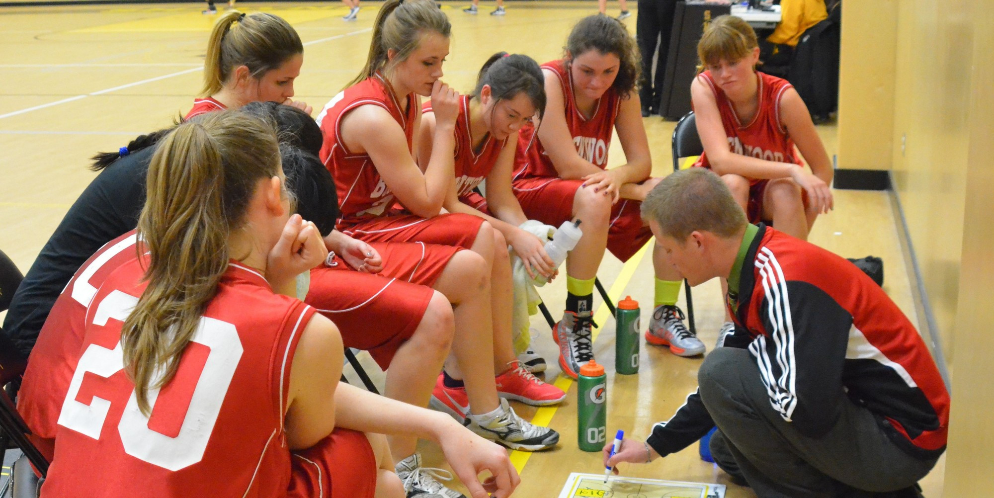 Senior Girls Split 4 in Courtenay