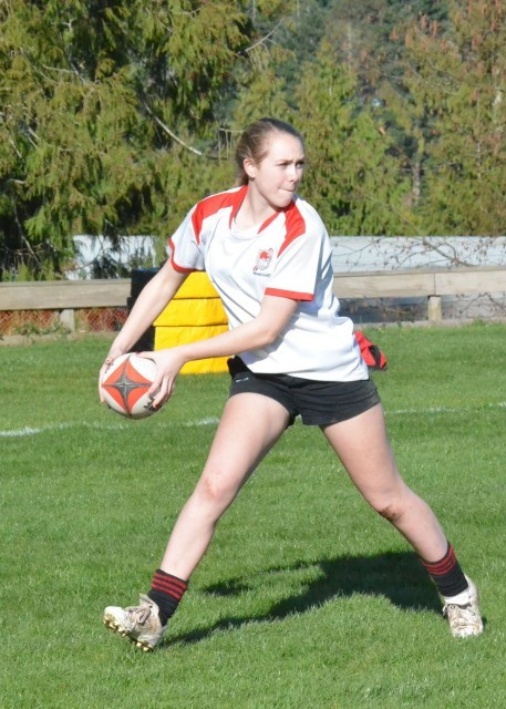 Girls Rugby Tackles Cowichan