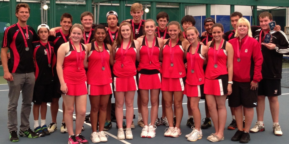 Brentwood Tennis Polishes Provincial Silver Medals