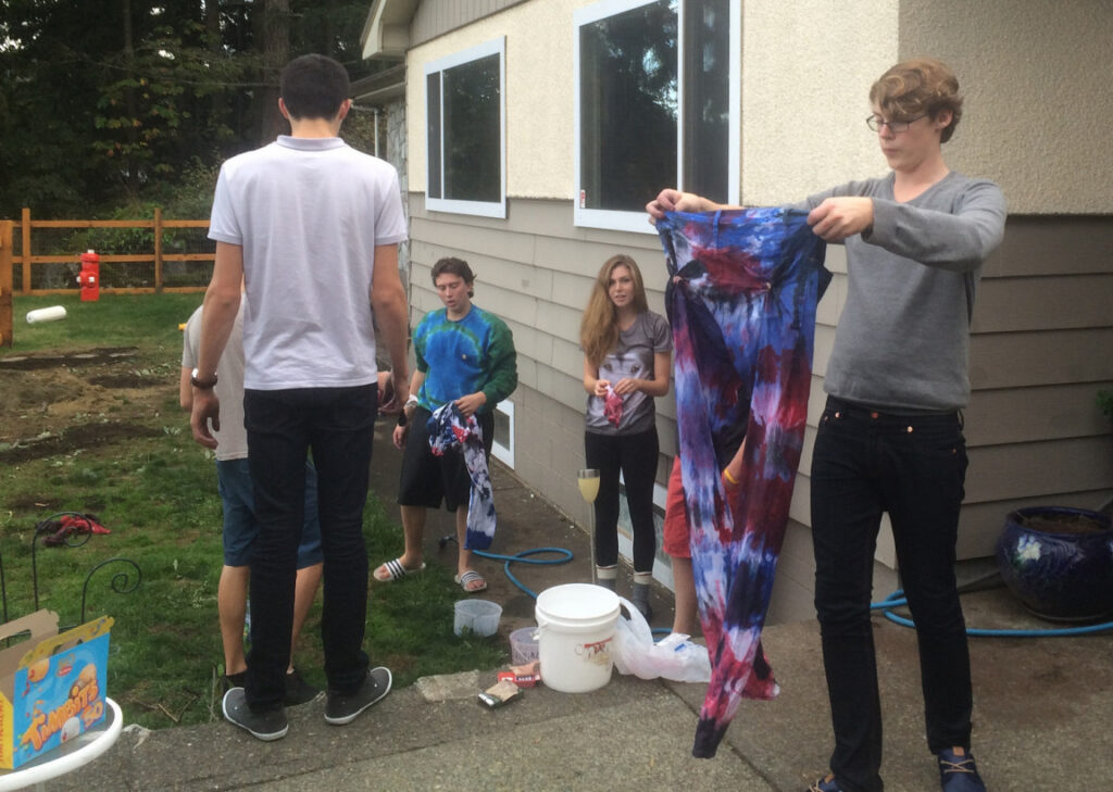 Tie-Dye on a Sunday Afternoon
