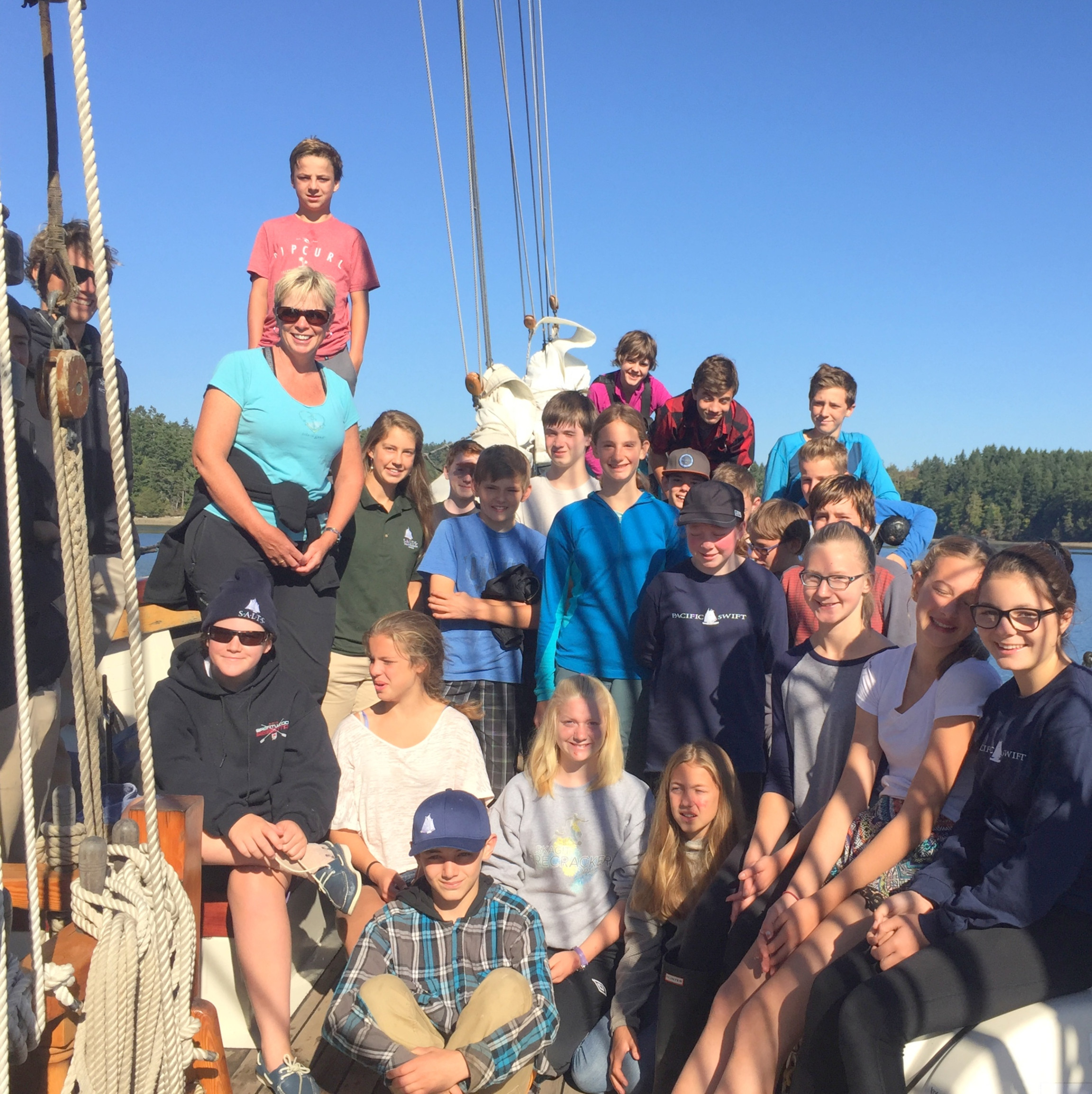 Grade Eights on the Seven Seas