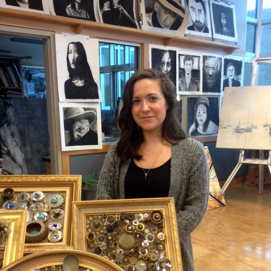 “The Beautiful Terrifying”: Visiting Artist Amy Klazek Speaks With Brentwood’s Art Students