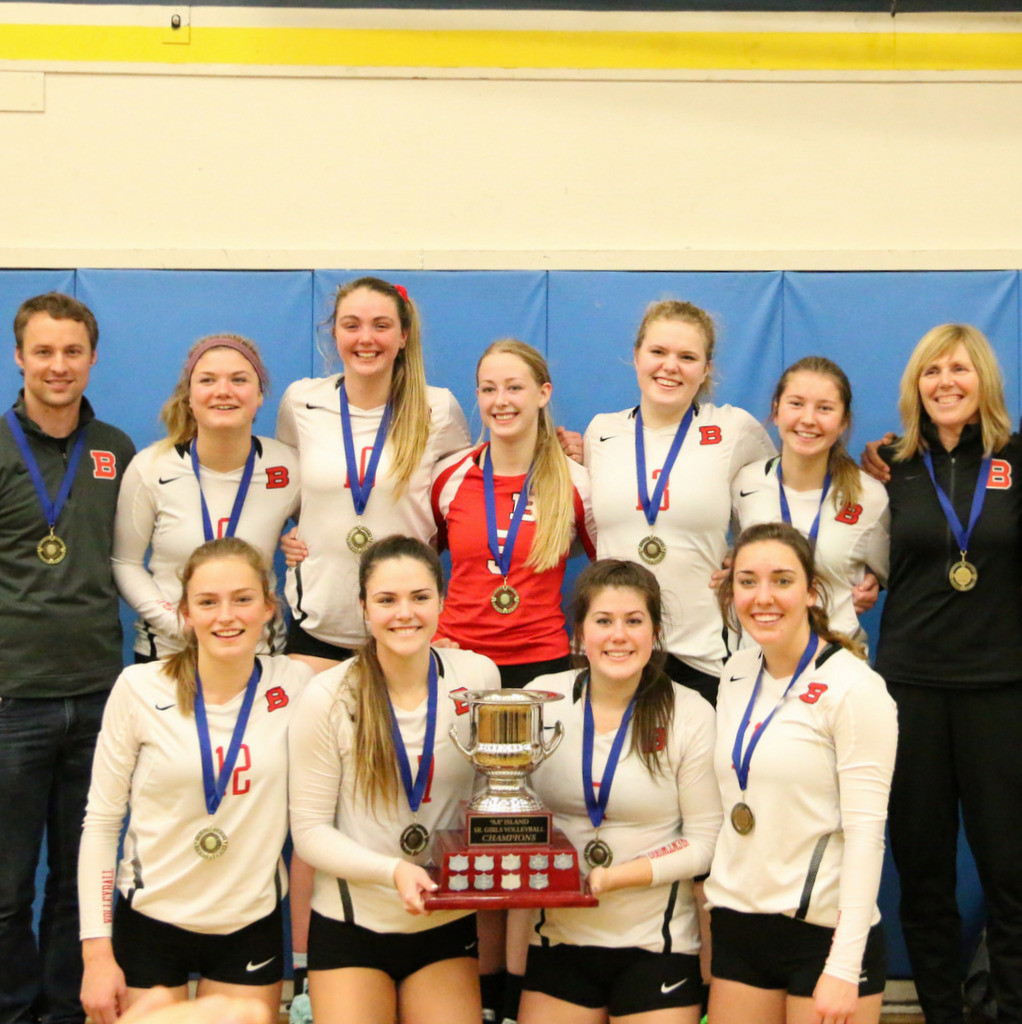 Varsity Volleyball Spiking for Kelowna