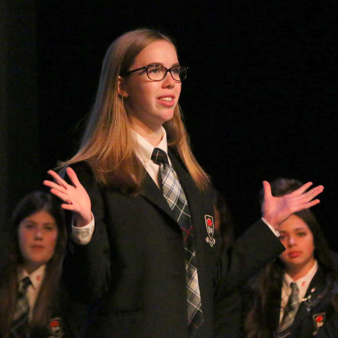 Melhuish Speech Contest – Grade 11 Winner