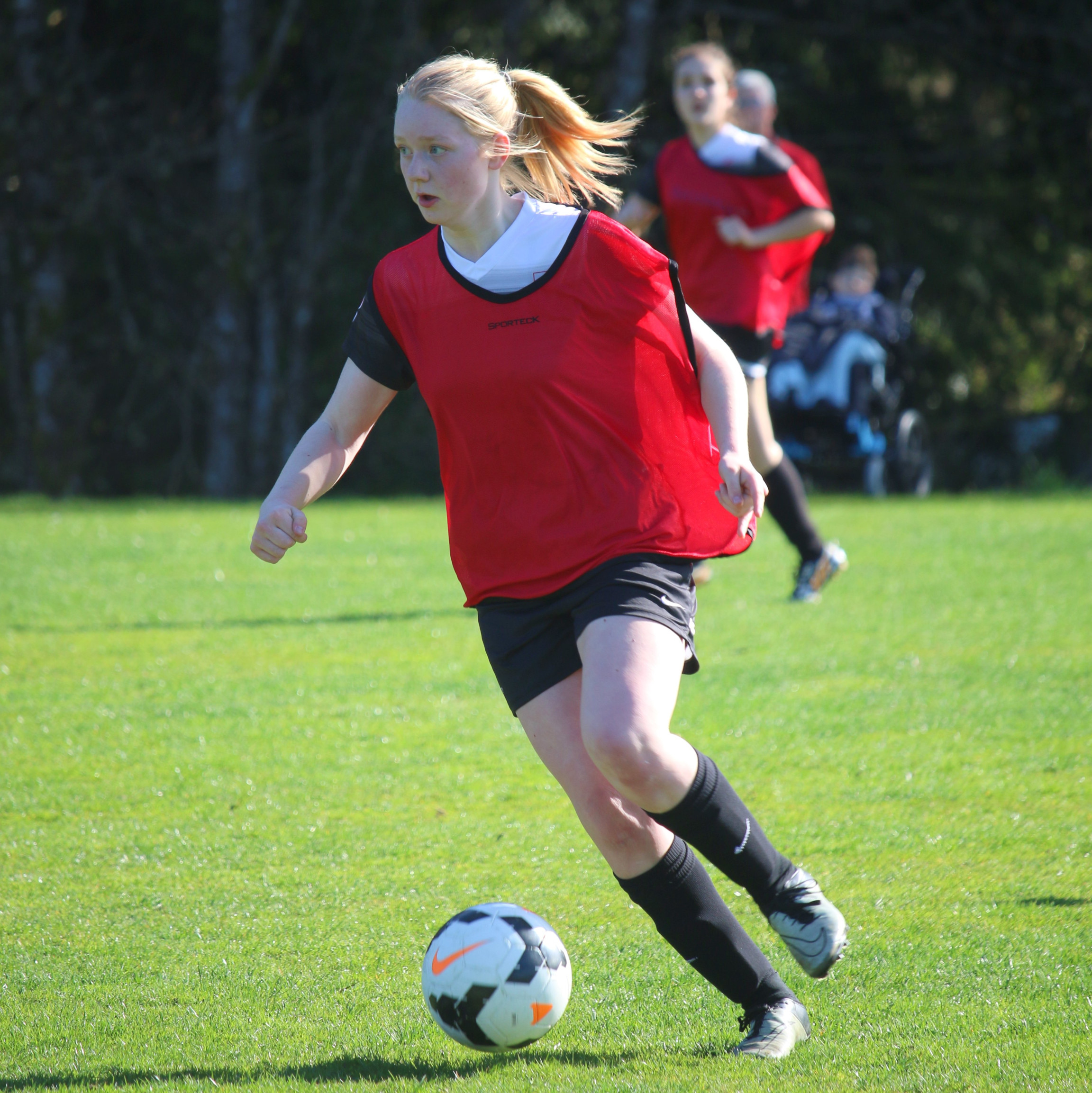 Senior Soccer Under Sunny Skies