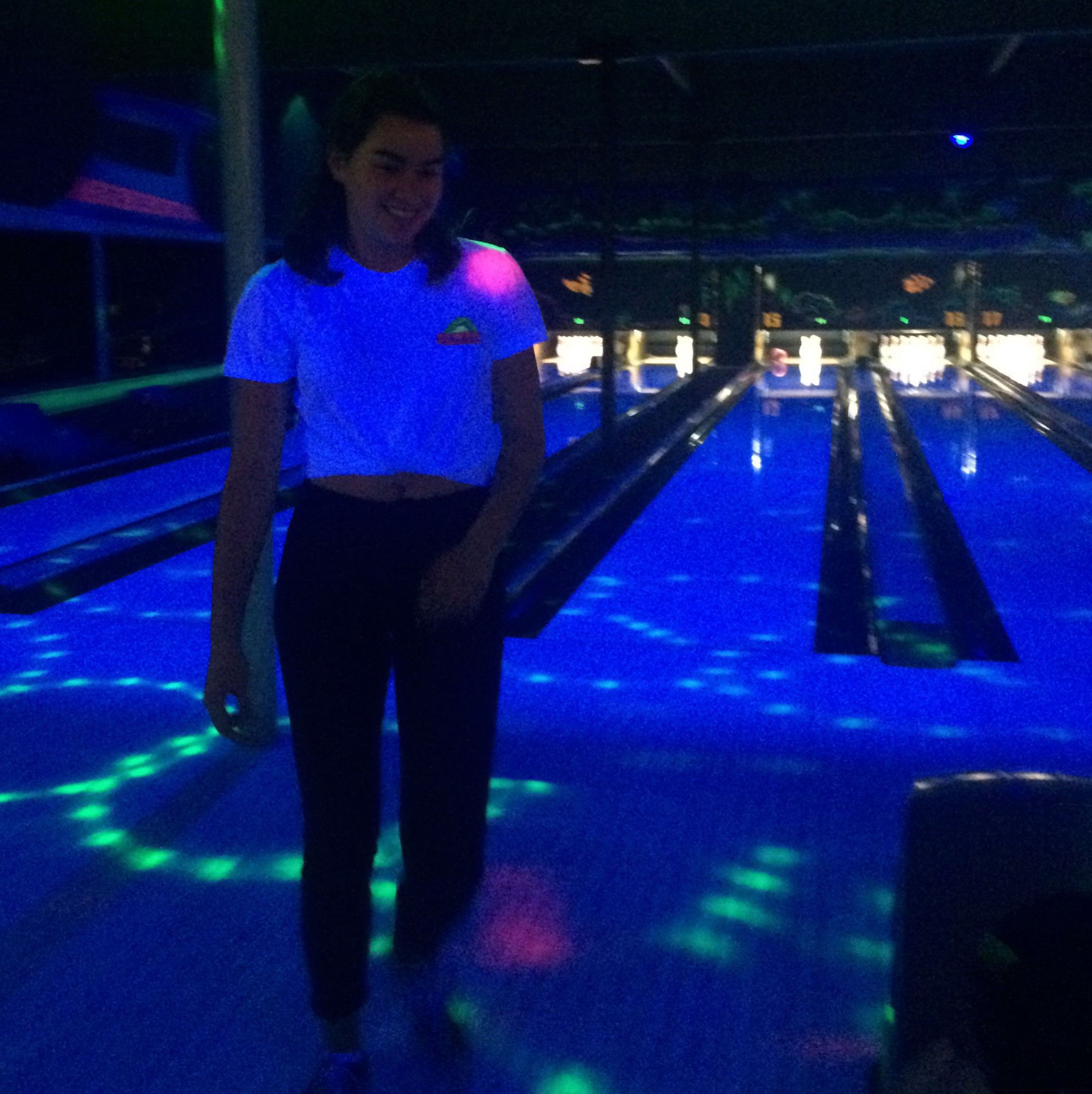 Glow in the Dark Bowling: How We Spent Our SPARE Time