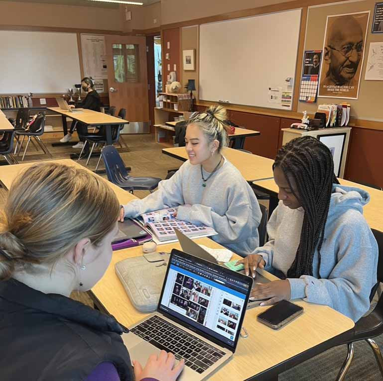 Yearbookers Hard at Work On Our Time Capsule