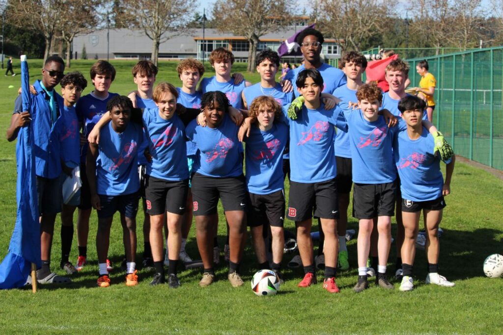Interhouse sports make for friendly rivalries and enhance house unity.