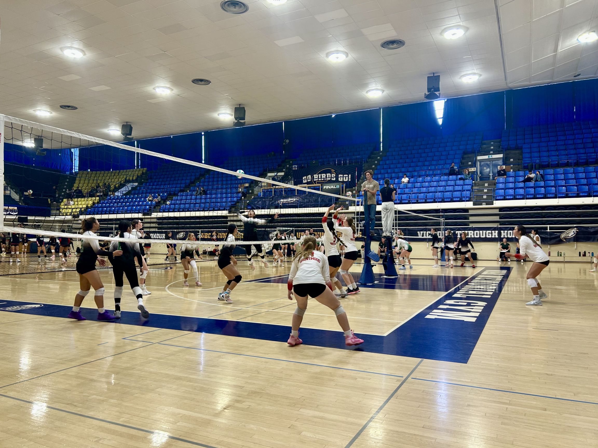 Game On: The Girls’ Varsity Volleyball Takes On UBC!