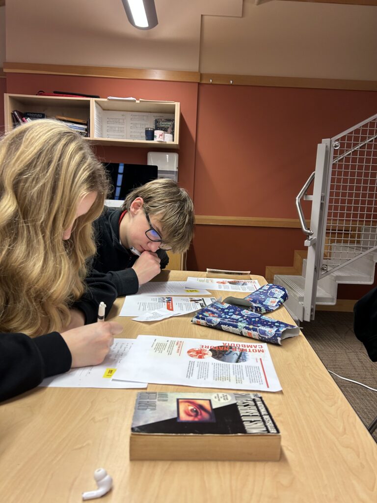 Voices on Paper: English Students Write for Rights