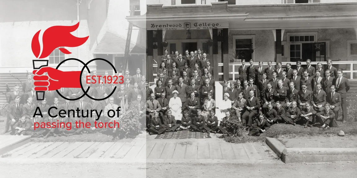 A historical photo from Brentwood College's archive
