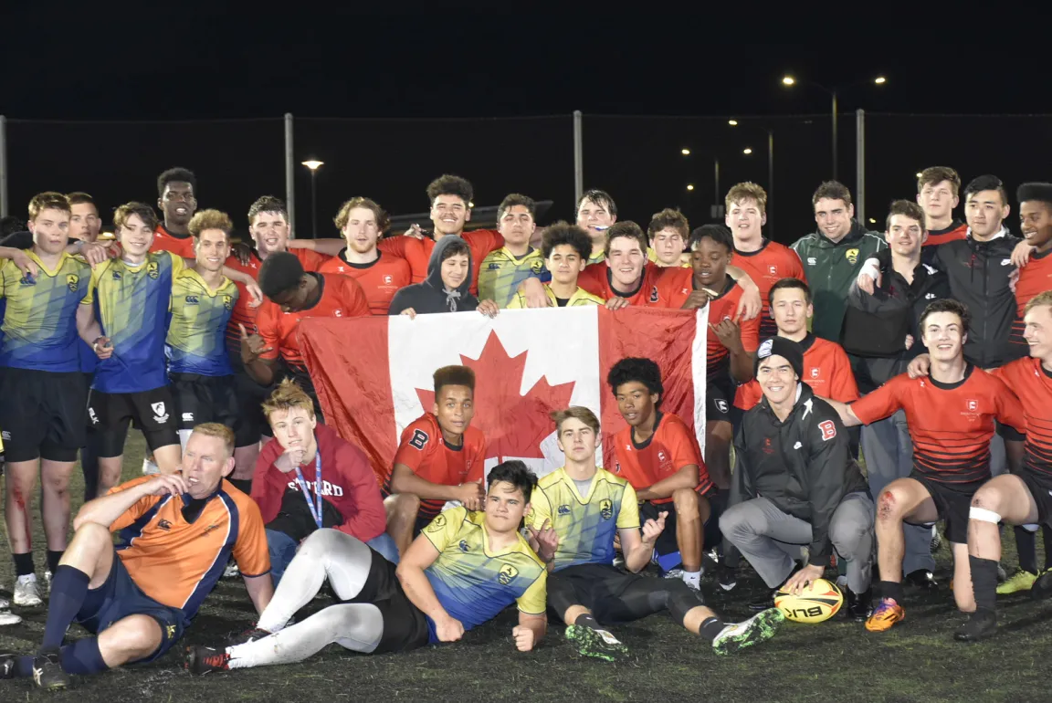 A photo from Brentwood's New Zealand Rugby Tour student trip