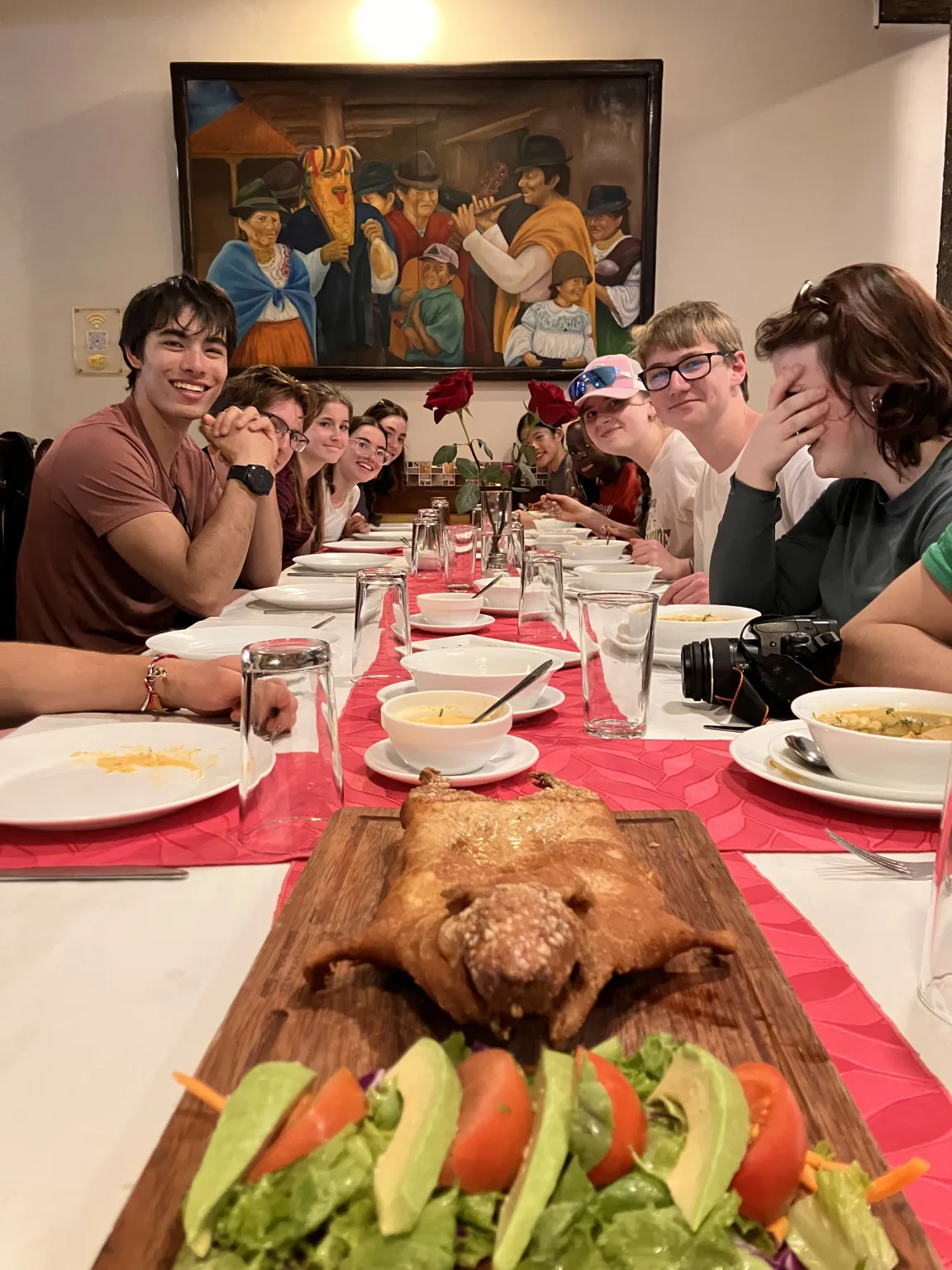 A photo from a Brentwood student trip