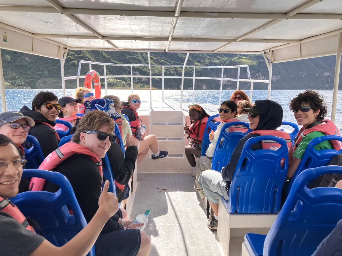 A photo from a Brentwood student trip