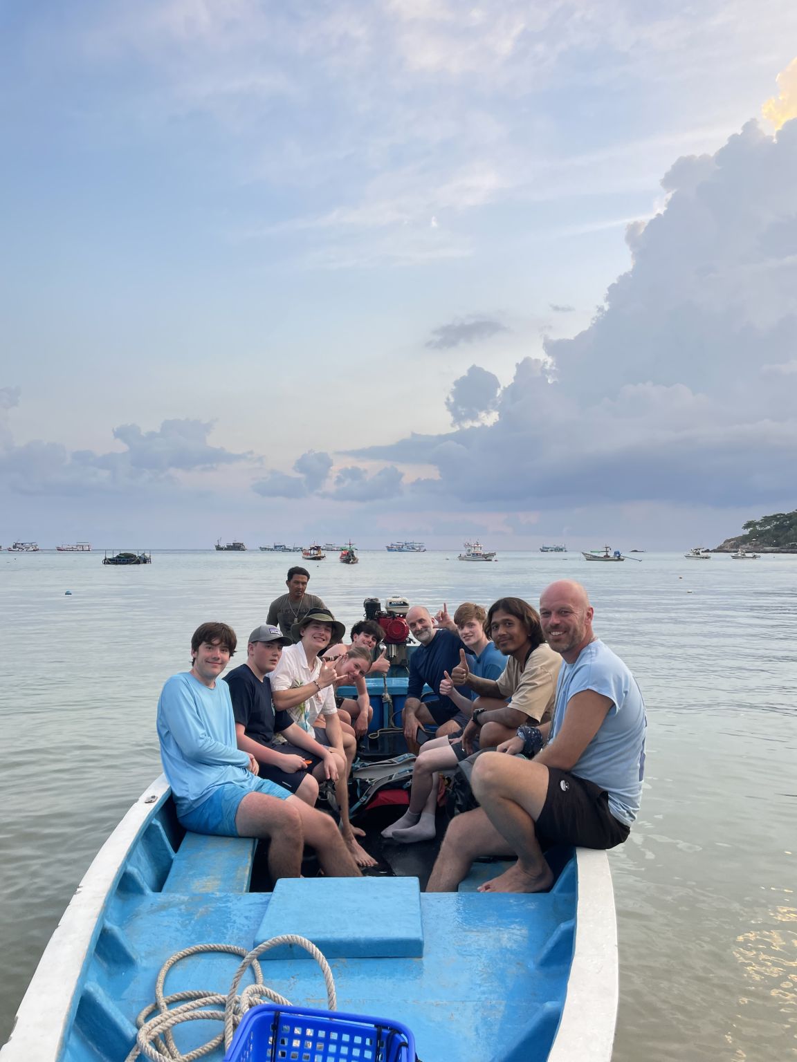 A photo from a Brentwood student trip