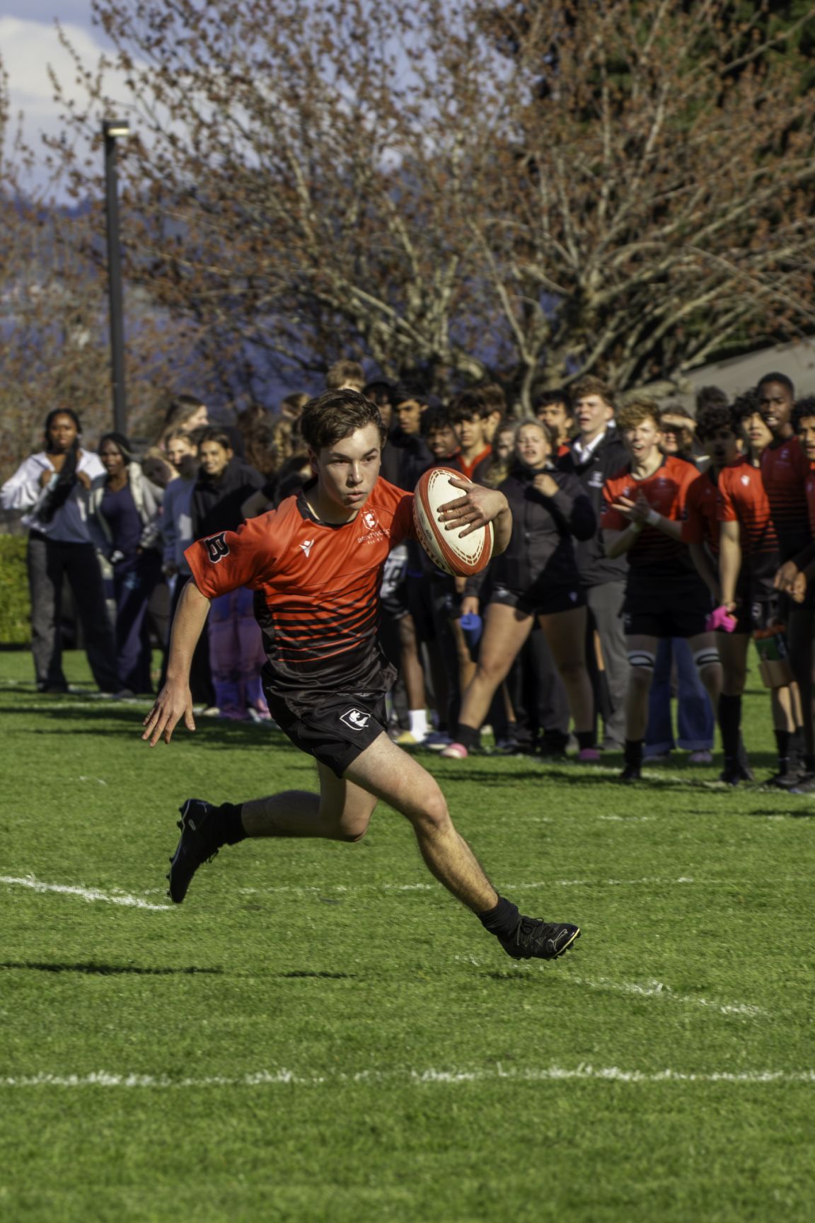 A photo from Brentwood's New Zealand Rugby Tour student trip