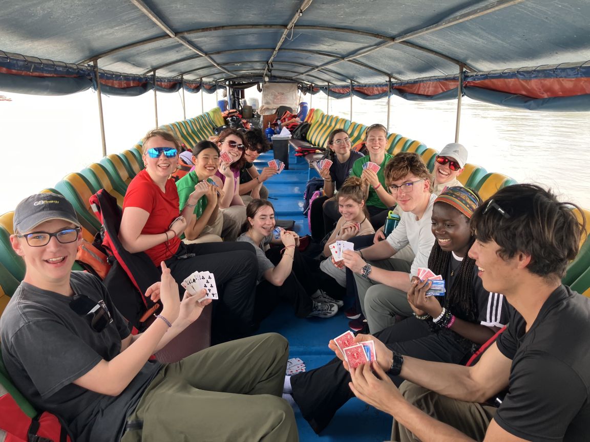 A photo from a Brentwood student trip