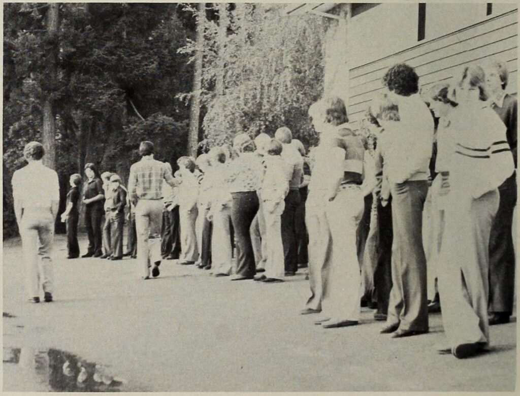 A historical photo from Brentwood College's archive