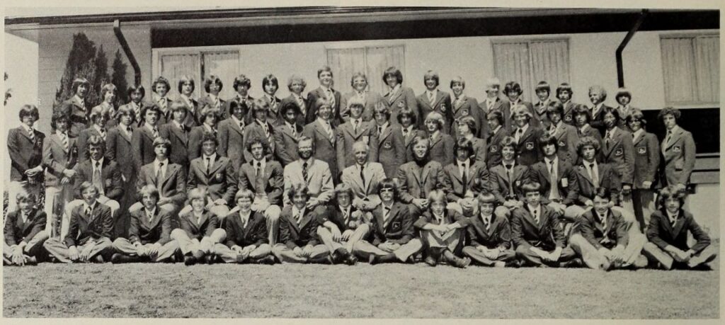 A historical photo from Brentwood College's archive