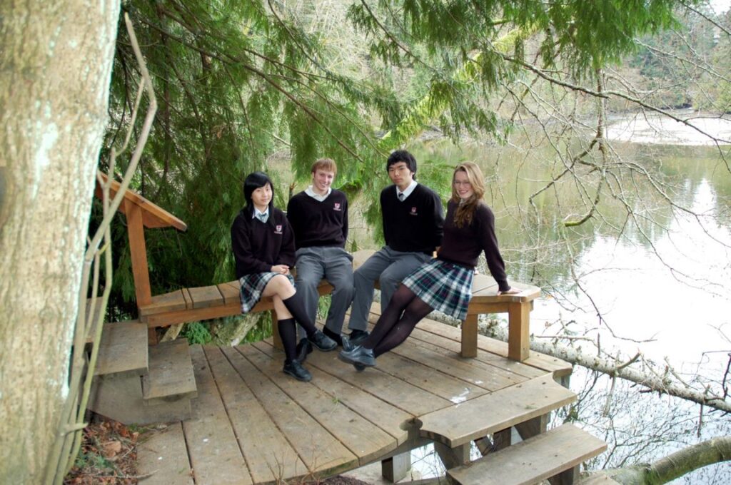 A historical photo from Brentwood College's archive