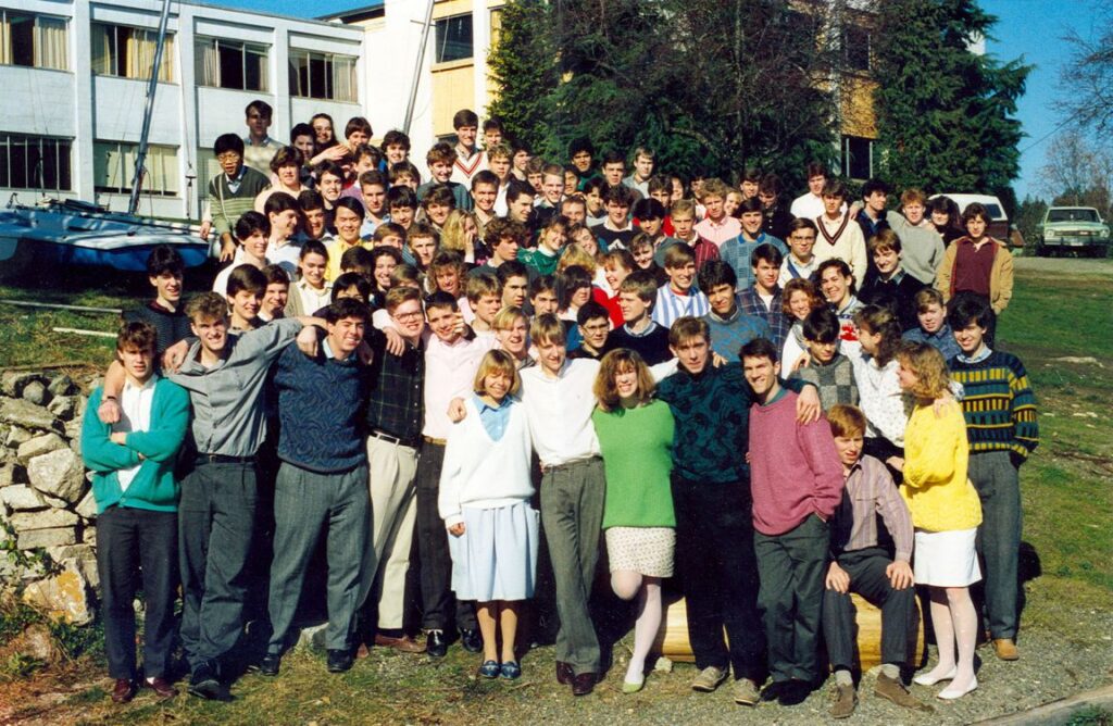 A historical photo from Brentwood College's archive