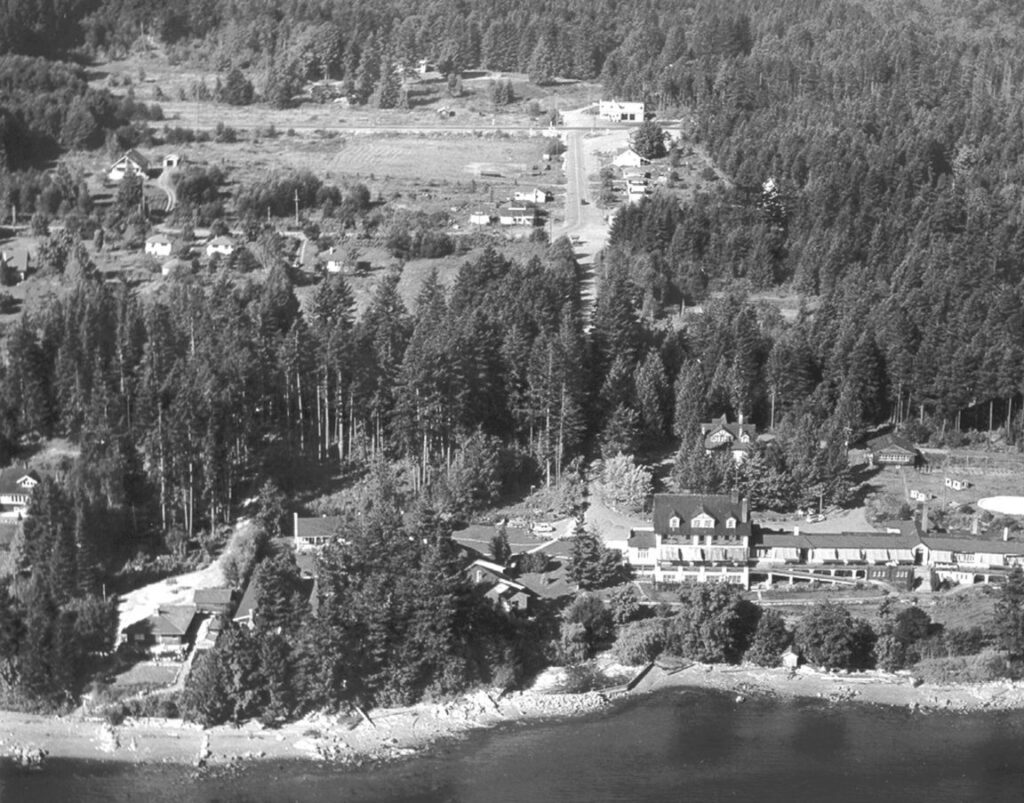 A historical photo from Brentwood College's archive