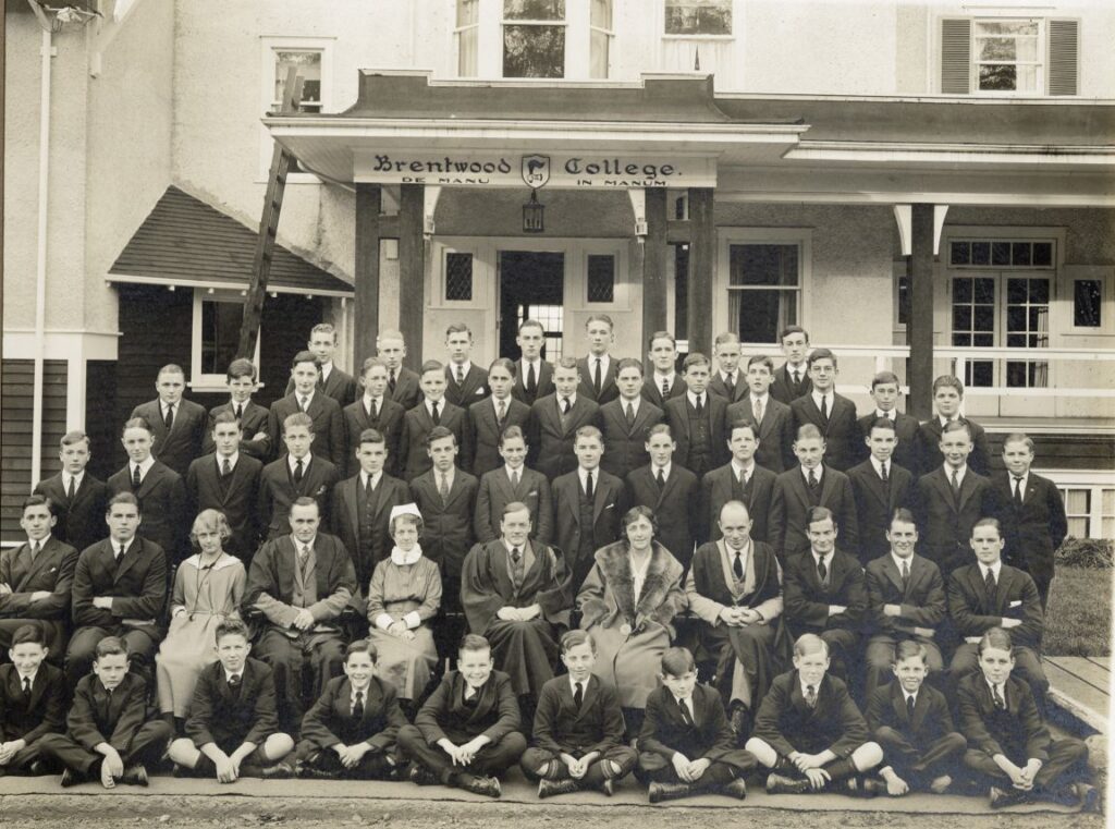A historical photo from Brentwood College's archive