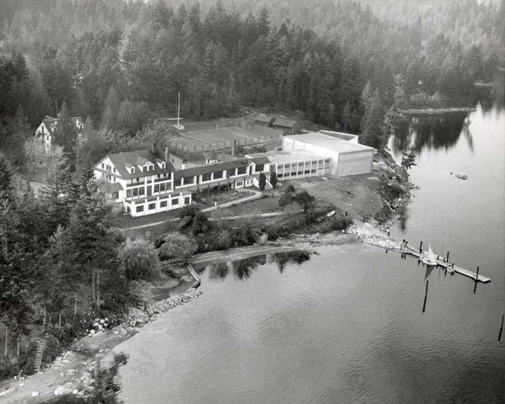 A historical photo from Brentwood College's archive