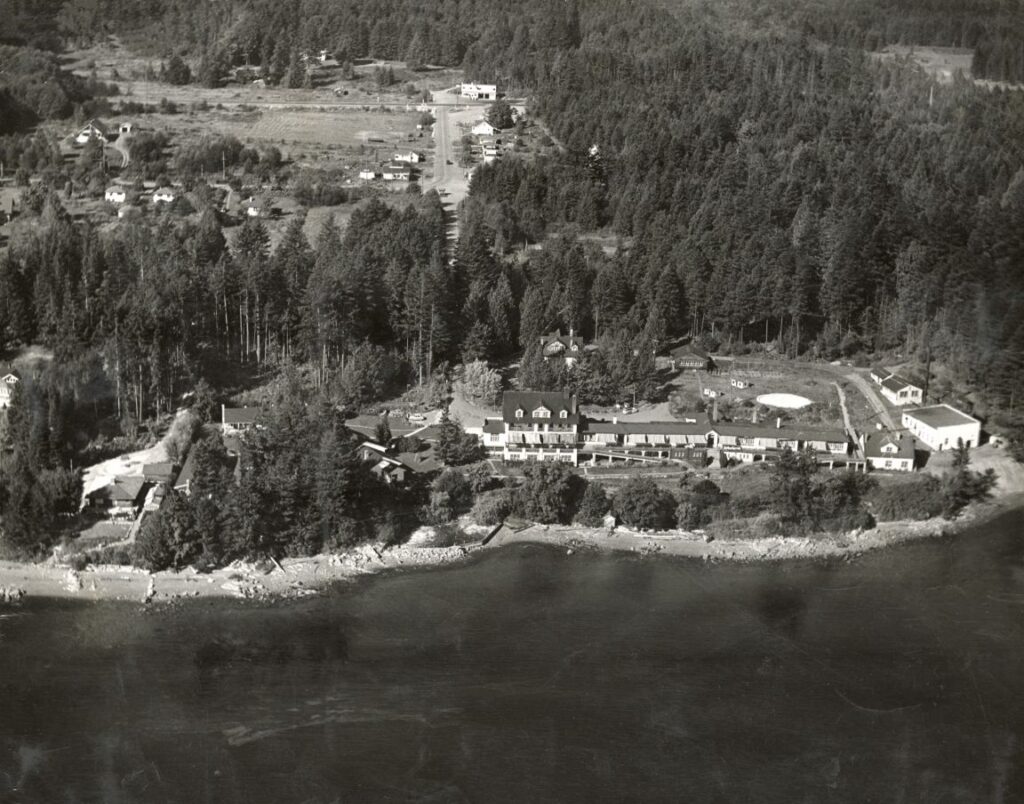 A historical photo from Brentwood College's archive